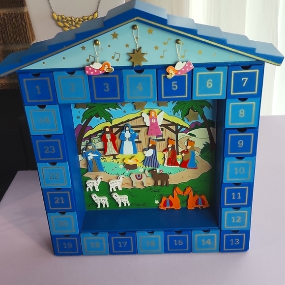 Kurt Adler | Holiday | Wooden Advent Calander | Poshmark